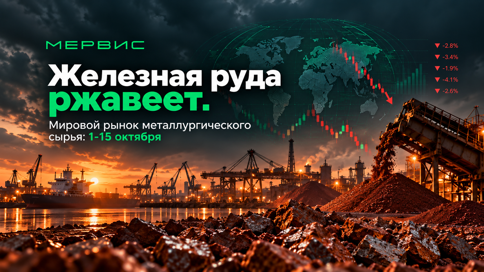 Железная руда ржавеет